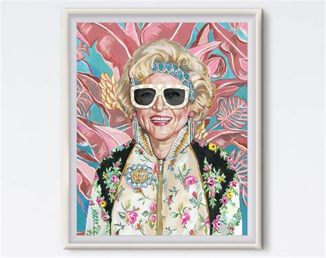 betty white in gucci painting|Gucci artwork.